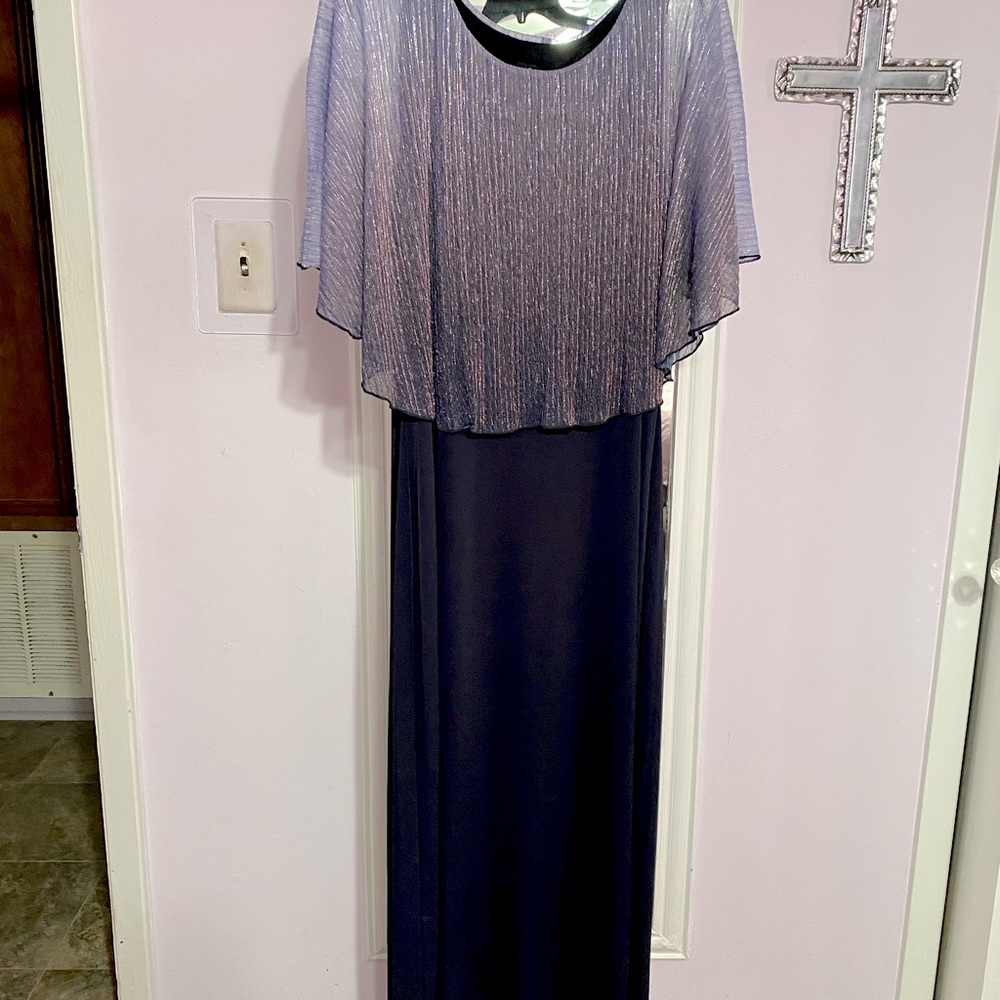 Beautiful Long Navy Blue Dress